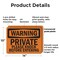 Signmission Private Please Knock Before Entering OSHA Warning Sign, Plastic, 14in W x 10in L, 2PK OS-2PACK-WS-P-1014-L-12347 - alternate 2